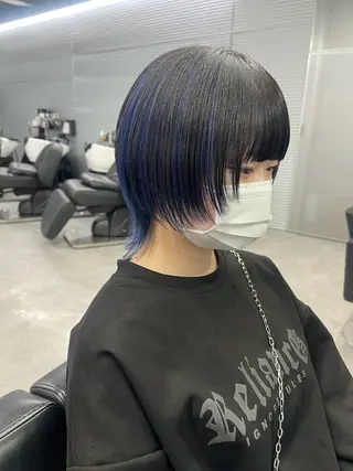 ショート 柏 ウルフ/レイヤー 田中佐和🐺のヘアスタイル