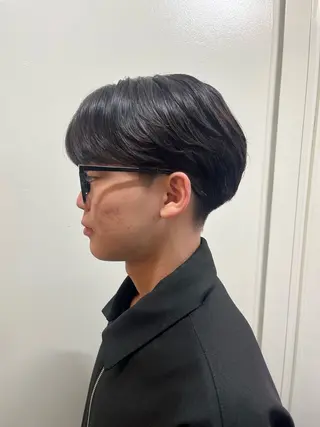 ショート パーマ メンズ 韓国風メンズ/毛流れ ヘアなら須田龍世のヘアスタイル