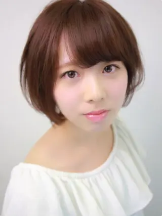 ショート ミディアム カラー 青木 茂樹⭐️ 透明感カラーのヘアスタイル