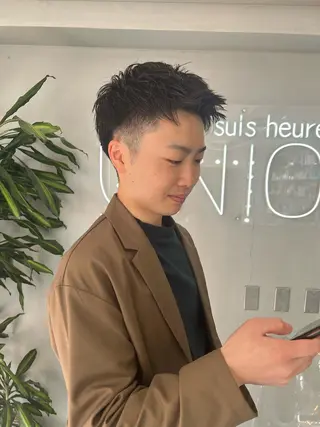 ショート メンズ je suis heureuse所属・ハイライトカラー 🌀ゆい❣️のヘアスタイル