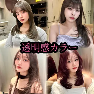 ロング カラー ヘアアレンジ 美髪矯正🫧/ 吉田こうすけのヘアスタイル