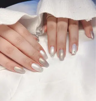 ネイル ちゅるんネイル🪄 耳ツボジュエリー🔗のネイルデザイン