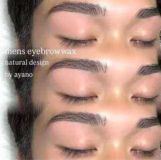 メンズ アイブロウ MAQUM中町所属・neuu. ayanoのマツエク・マツパデザイン