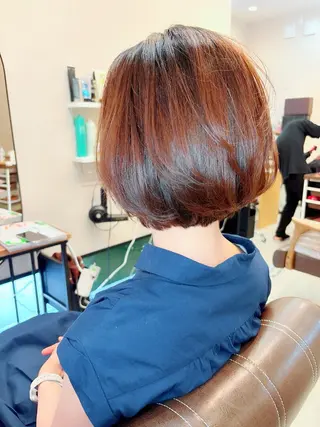 ショート ニコヘアープラス所属・森田 朝子のヘアスタイル