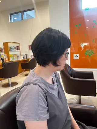 ショート 平間 稔希のヘアスタイル