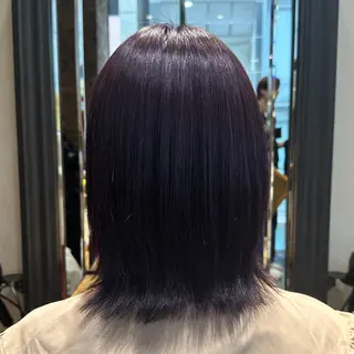 ミディアム MINX竹内杏奈 /縮毛矯正のヘアスタイル