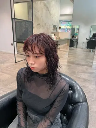 ミディアム パーマ ✨毛髪診断で絶対綺麗 ✨美髪艶髪専門✨高浪のヘアスタイル