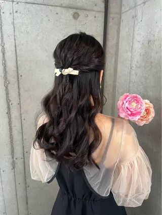 ロング ヘアアレンジ Reve resort所属・美髪× ヘアセット✨Araiのヘアスタイル