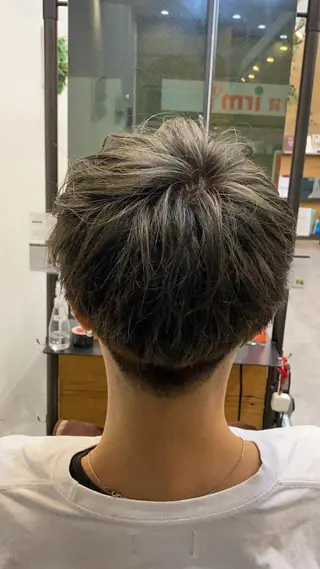 ショート カラー メンズ 🟢NEGi🟣 🫧髪質改善のヘアスタイル