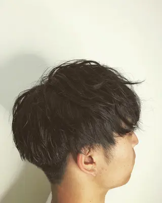 ショート メンズ ブリーチカラー✨ 駒場 笙のヘアスタイル