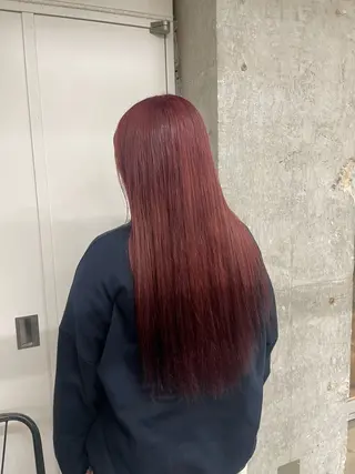 ロング 鈴木瑛里／ブロンド ベージュ／男女のヘアスタイル