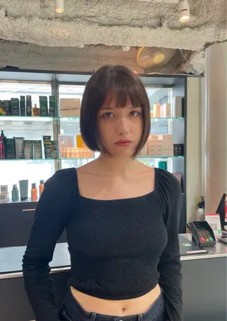 ミディアム 🌙ボブカット 🌙/HI naのヘアスタイル