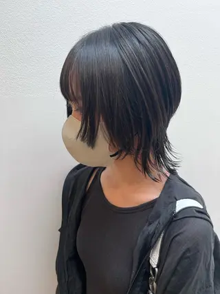 ショート 🐺ウルフ× ハイトーン🐺MOEのヘアスタイル