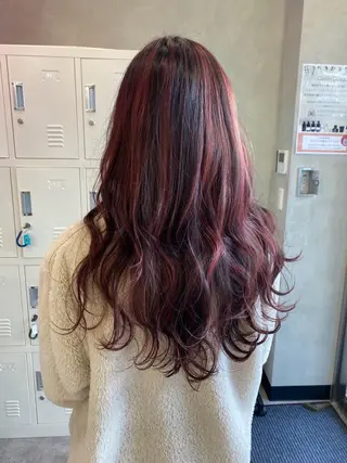 ロング カラー 🕶️佐藤 海李🐏のヘアスタイル