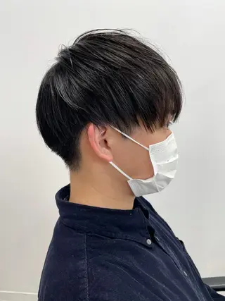 ショート カラー メンズ ボブ×柔らかいカラー 🩰misaki𓍼のヘアスタイル