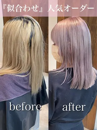 ミディアム 【1日2名様限定】 AFLOAT白川雄副のヘアスタイル