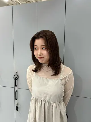 セミロング hana _のヘアスタイル