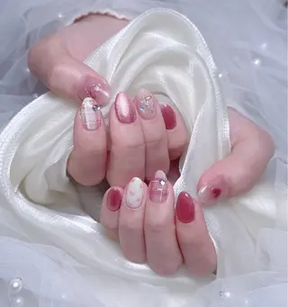 ネイル 🎀も ものネイルデザイン