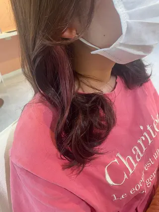 ミディアム 梛木 唯のヘアスタイル