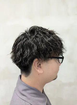 メンズ パーマ 鳥取のなんでも美容師 松井たかゆきのヘアスタイル
