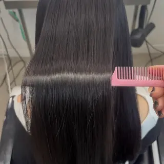 ロング 髪質改善ストレート /暖色カラー🎀🪞のヘアスタイル