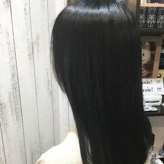セミロング カラー パーマ embrace エンブレイスのヘアスタイル