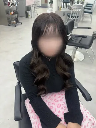 ロング カラー ヘアアレンジ メンズ シールエクステ🎀 羽エクステ🌙しぇるのヘアスタイル