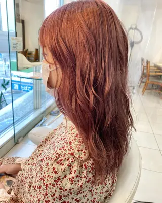 ミディアム カラー アレンジ&ショート 💙YUKINOのヘアスタイル