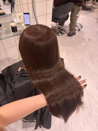 ロング カラー 髪質改善🩰透明感カ ラー🎀hinanoのヘアスタイル