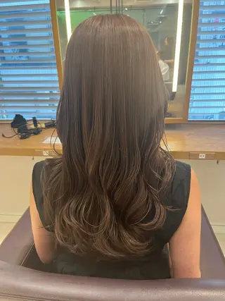 ロング 大人カラー✳︎ボブ 横関由美のヘアスタイル