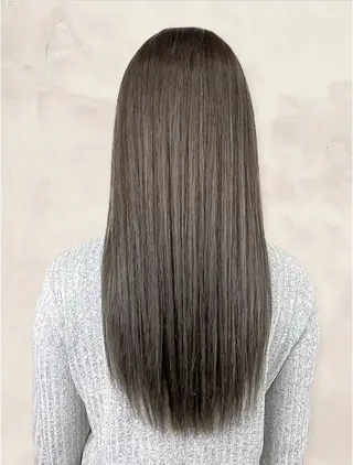 ロング カラー 加藤 いくみのヘアスタイル