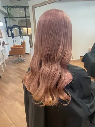 ロング ヘアアレンジ Yumi/艶髪/ 透明感カラー🤍のヘアスタイル