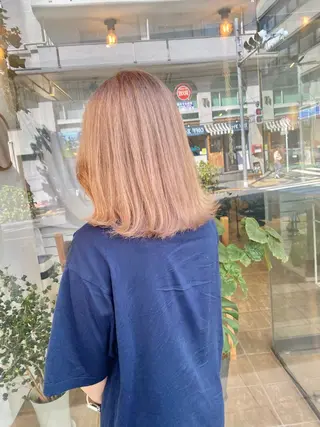 セミロング カラー Joule銀座 石山あやのヘアスタイル