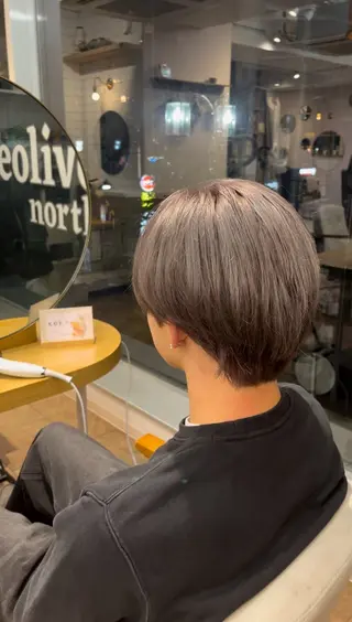 ショート カラー メンズ 🎀みさき🎀 韓国レイヤー ボブ♡のヘアスタイル