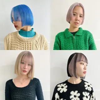 ショート カラー ハイトーン特化サロン 代表　中谷蓮のヘアスタイル