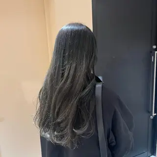 ロング カラー ナミ🩶暗髪/暖色 ❤️/透明感/縮毛のヘアスタイル