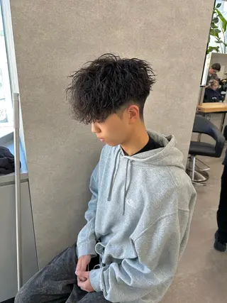 ショート パーマ メンズ 【メンズ特化】 笹目純のヘアスタイル