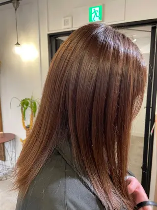 ミディアム 髪質改善/艶カラー 🤍mizueのヘアスタイル