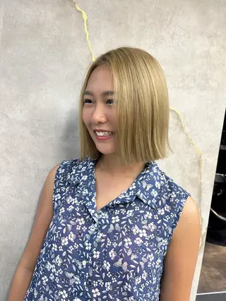 ショート カラー 池袋/似合わせ/縮毛 髪質改善【ugen】のヘアスタイル