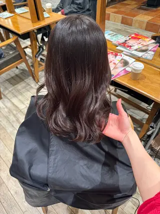 セミロング カラー Aya/パーマ /表参道のヘアスタイル