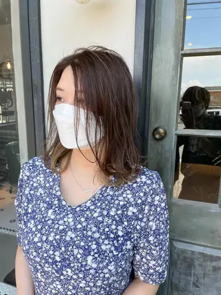 ミディアム カラー D.log 大和西大寺店所属・川崎 雅大のヘアスタイル