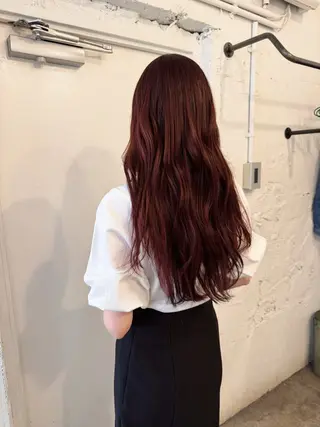 ロング カラー ☆unu☆ ナナミのヘアスタイル