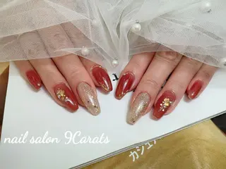 ネイル 💜ワンホンネイル ナインカラット💎のネイルデザイン