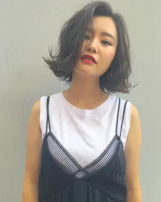 ショート カラー sai x所属・奥秋 理紗　sai xのヘアスタイル