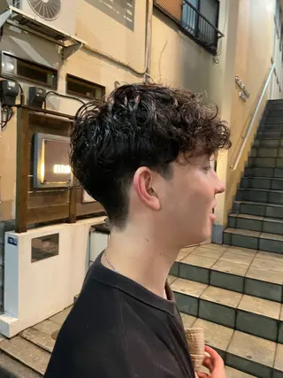 ショート パーマ メンズ fifth /鈴木あづさのヘアスタイル