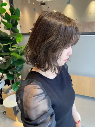 ミディアム パーマ Le rond ロンド所属・Le rond吹田店のヘアスタイル