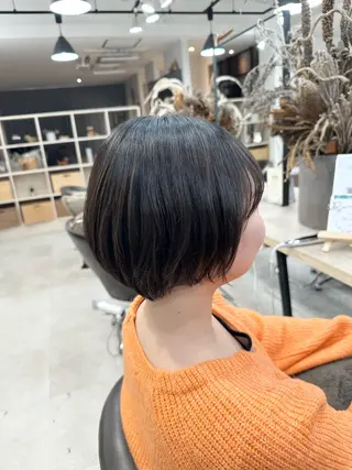 ショート 地毛風縮毛矯正 / ショート🫧ひらやまのヘアスタイル