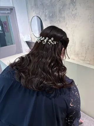 セミロング ヘアアレンジ karin🌛ボブ /オリーブベージュのヘアスタイル