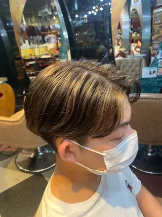 カラー メンズ レイヤーカット/ カラー/長谷恵花のヘアスタイル