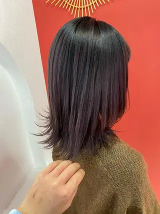 ミディアム 大久保 愛のヘアスタイル